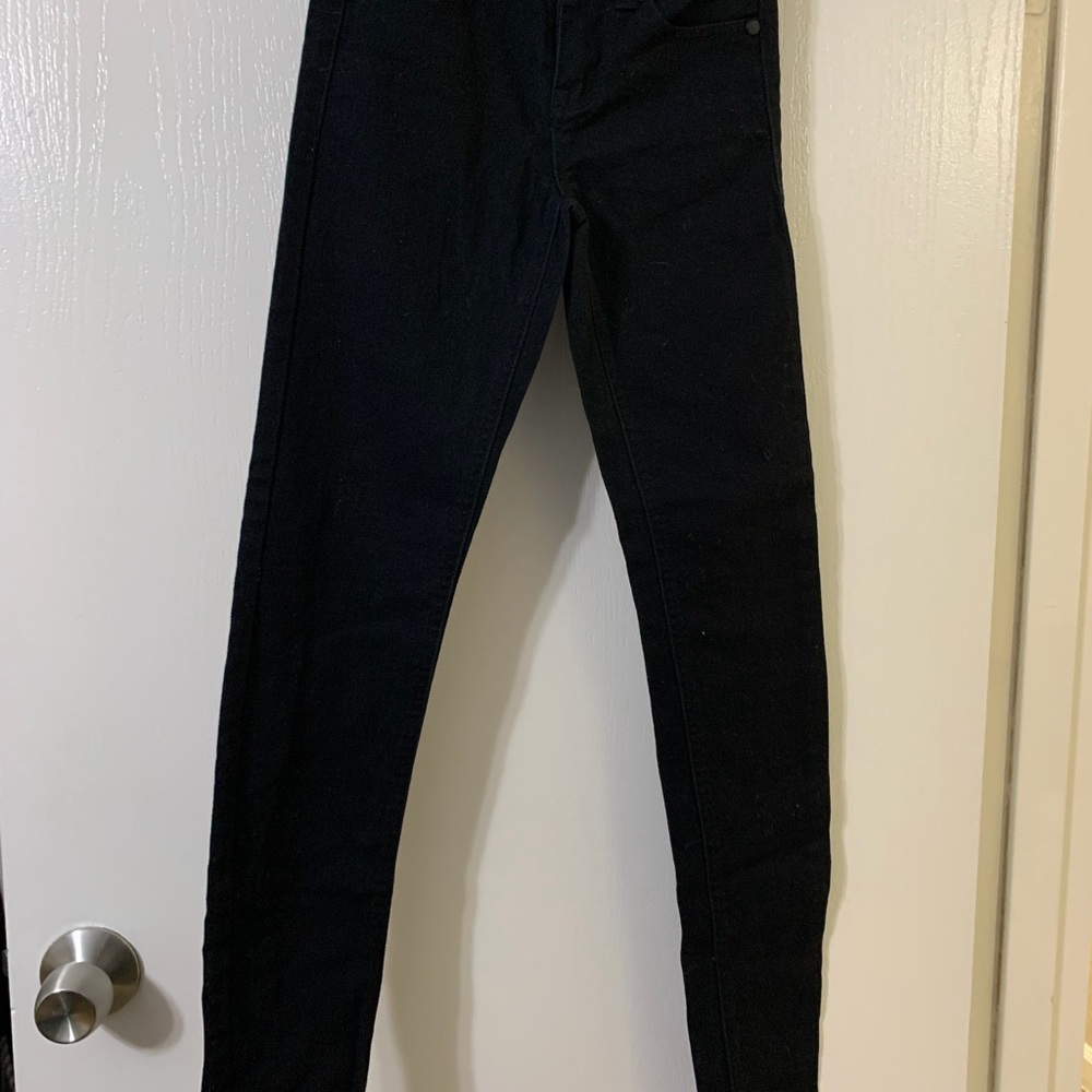 Black Skinny Jeans Blue Asphalt